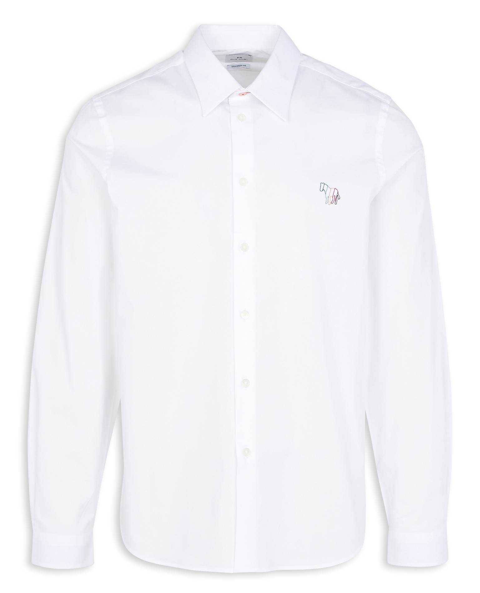 Chemise ajustée en coton organique | Blanc