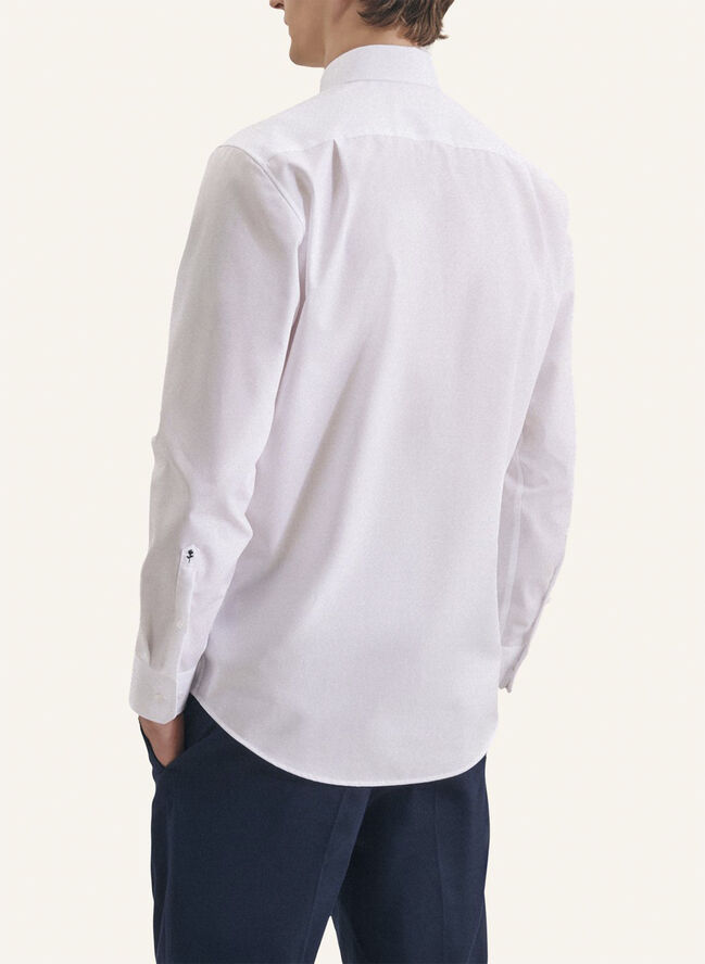 Seidensticker Business Shirt Regular Long sleeve Kent-Collar Uni White