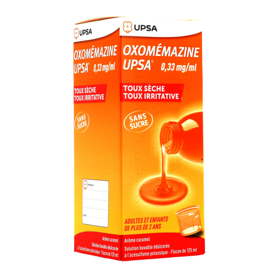 Oxomemazine - Sirop toux sèche