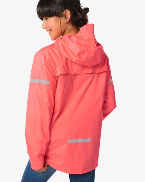 veste de pluie pour enfant léger imperméable corail