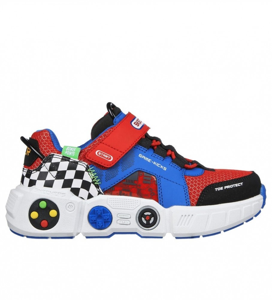 Tênis Skechers Game Kicks: Gametronix multicolorido