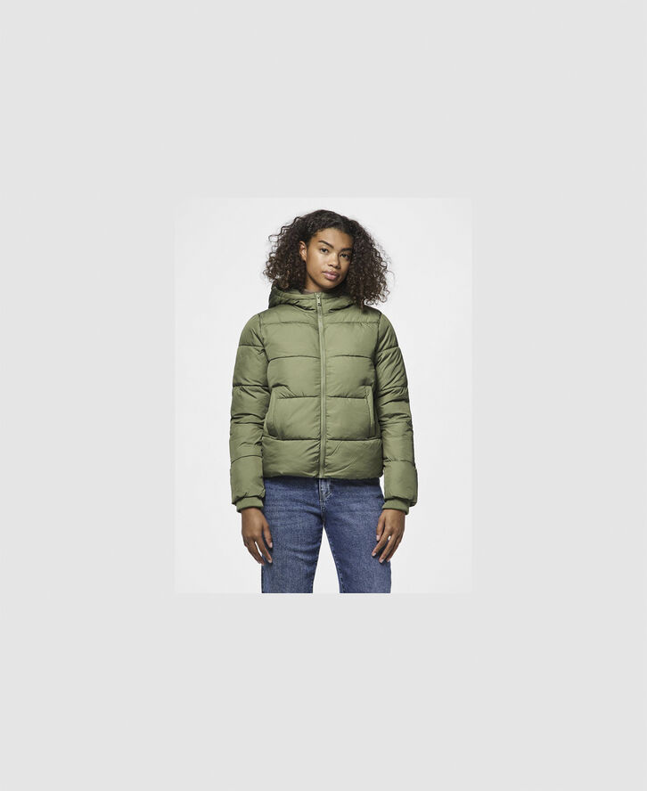 Pieces PCBEE NEW SHORT PUFFER JACKET NOOS Deep lichen green