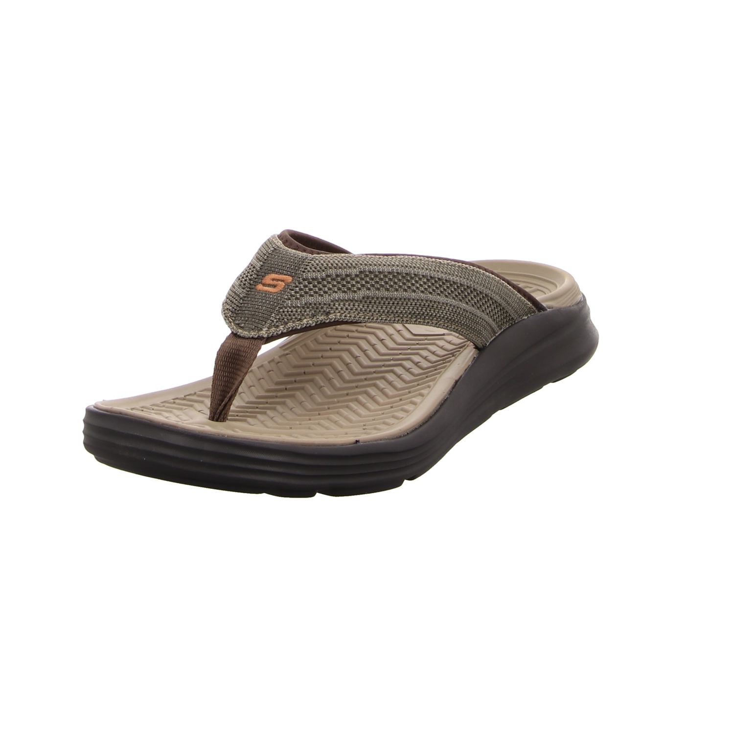 Skechers Zehentrenner braun