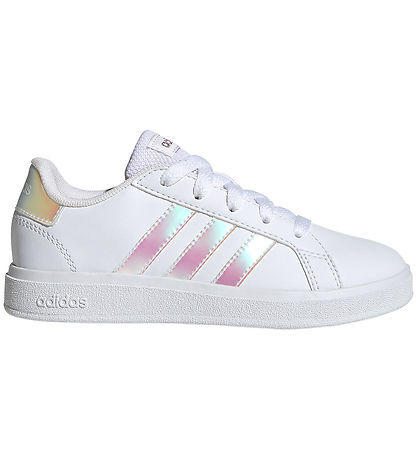 adidas Performance Sko -  Grønd Court 2.0 K - Hvid/Rosa
