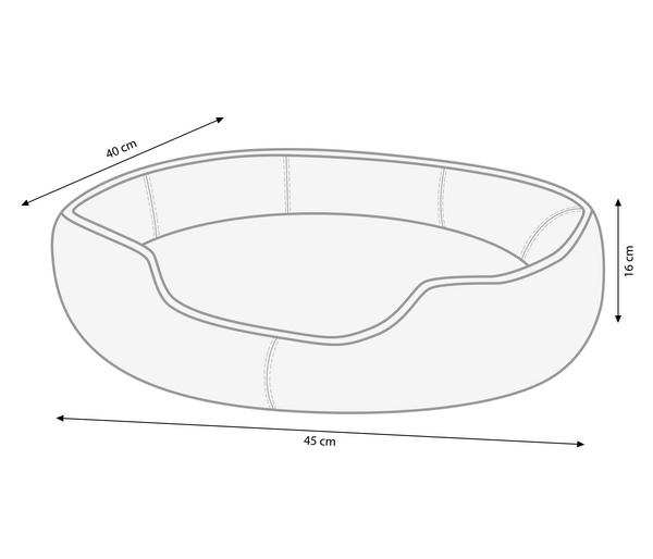 Dehner Lieblinge Kuschelbett Silky, rund