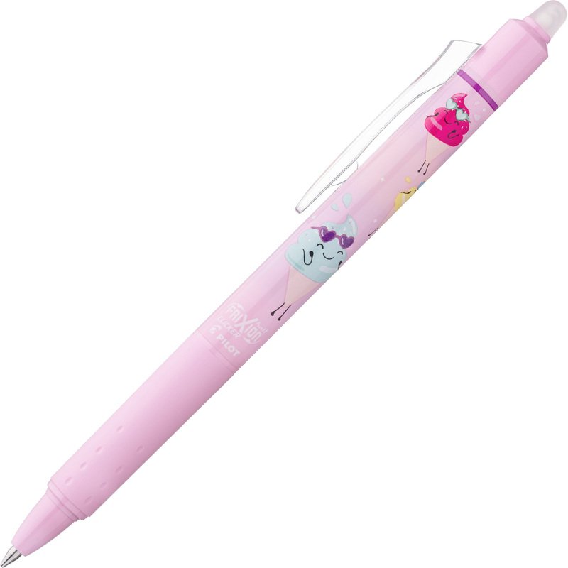 Stylo roller Pilot FriXion Clicker Pool Party - Pochette de 3