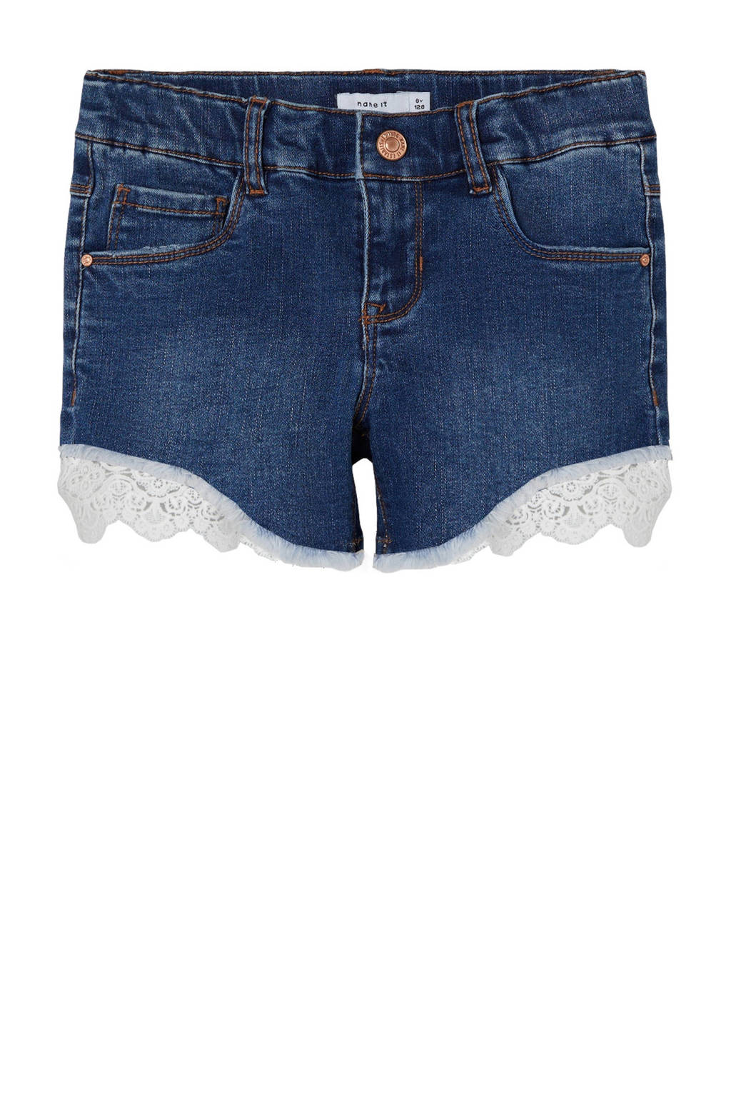 NAME IT regular fit denim short NKFSALLI dark blue denim