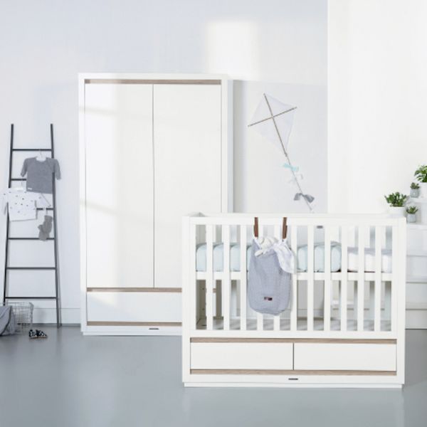 Kidsmill Accent Kledingkast 2-Deurs Wit