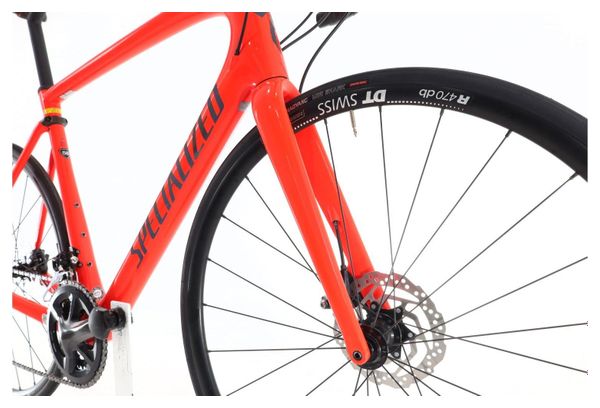 Produit reconditionné · Specialized Roubaix Sport SL4 Carbone · Orange / Vélo de route / Specialized | Très bon état