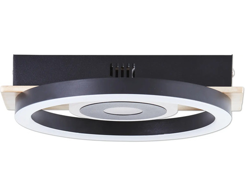 LED plafondlamp 12 W 1100 lm 3000 KB 22 cm Maureen zwart