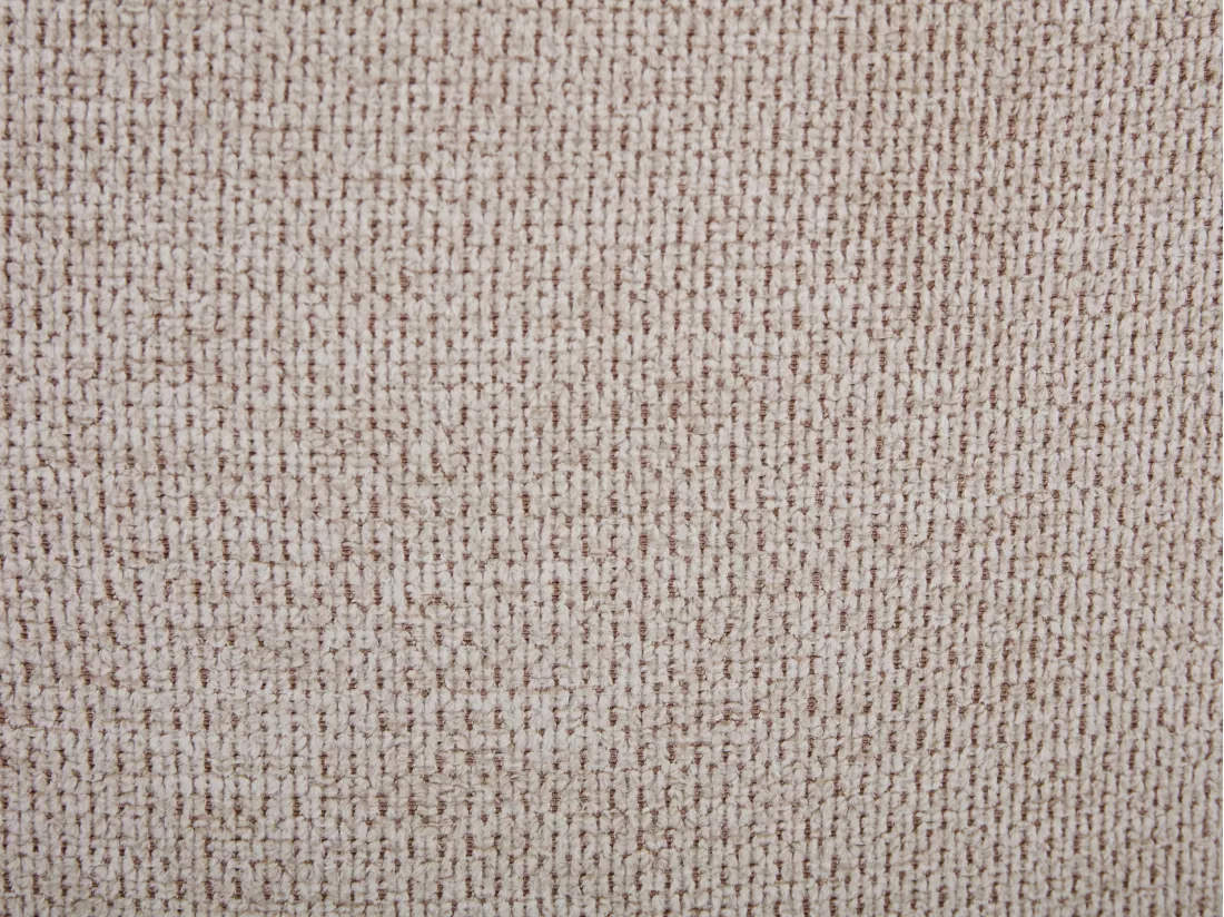 Fauteuil pivotant en tissu chiné beige SELENDO