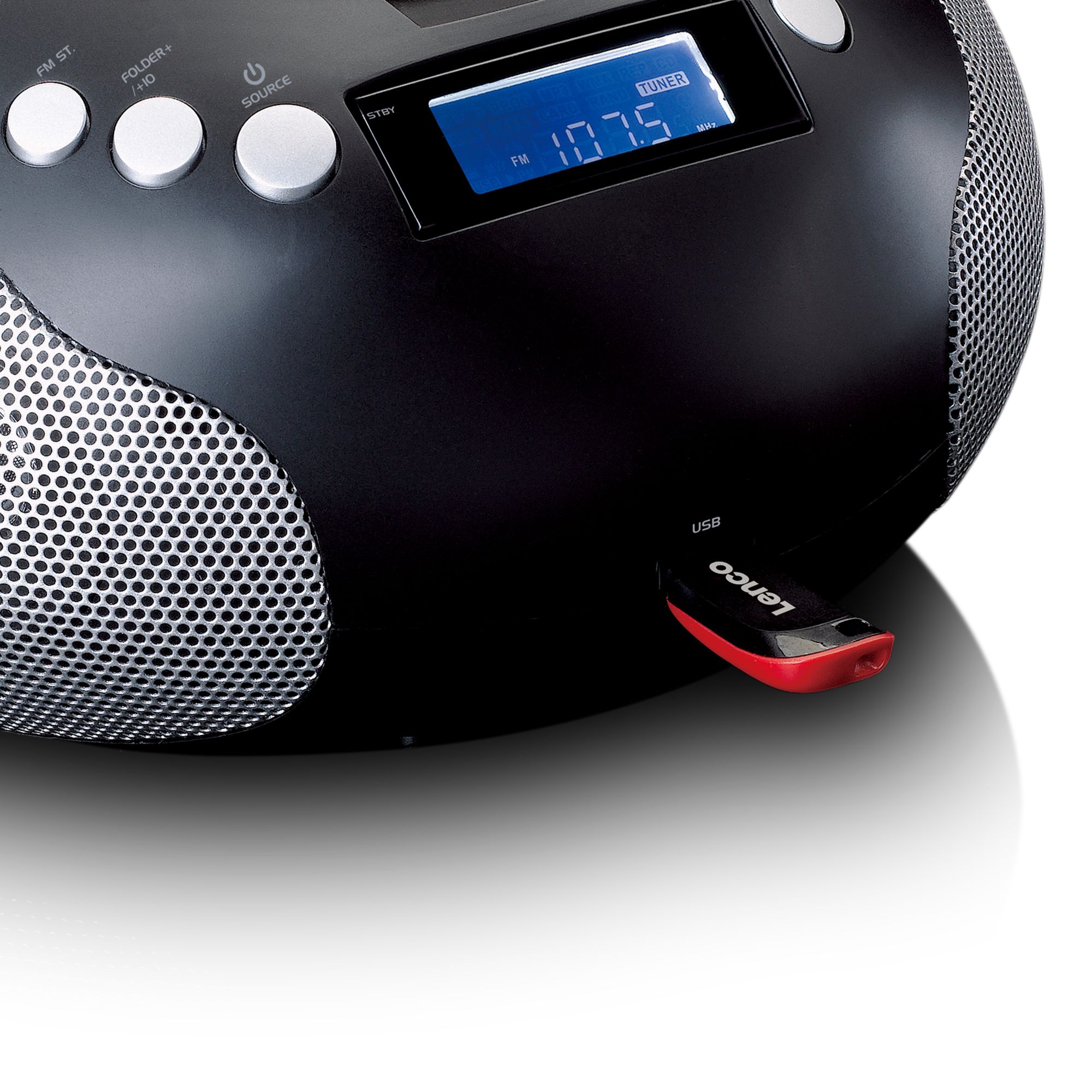 Lenco SCD-331BK draagbare radio
