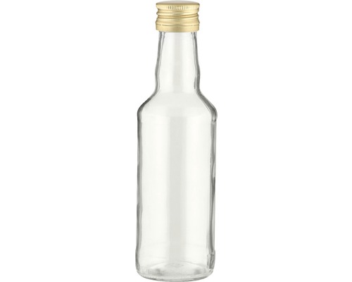 Fles, voorraadfles met schroefdop 200 ml incl. deksel