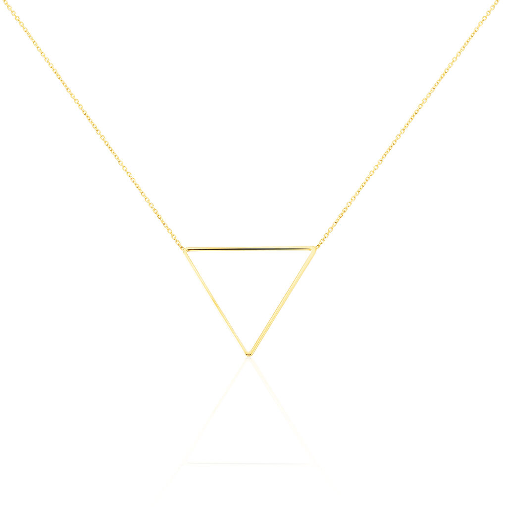 Collier Triangle Or Jaune