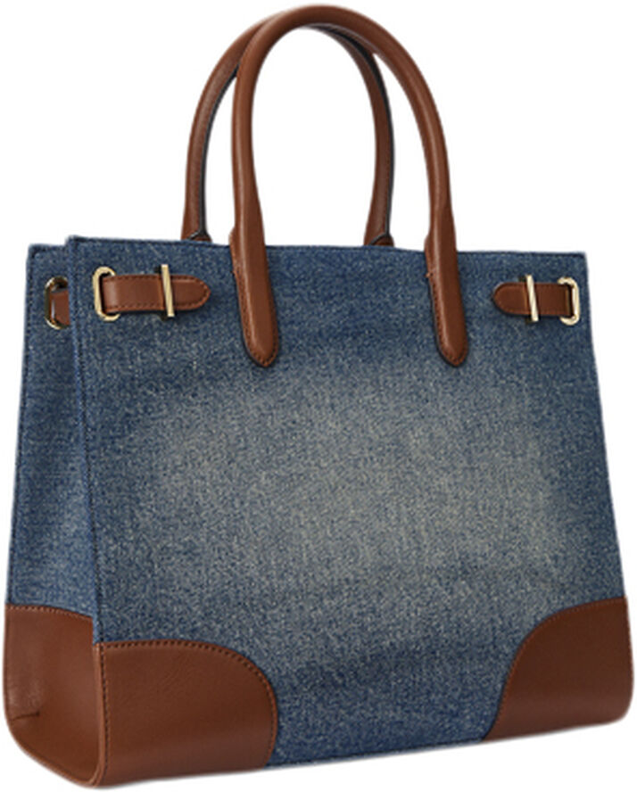 Lauren Ralph Lauren WASHED DNM/NTRL SM-DEVYN MEDIUM-TTE Sunset indigo wash/lauren tan
