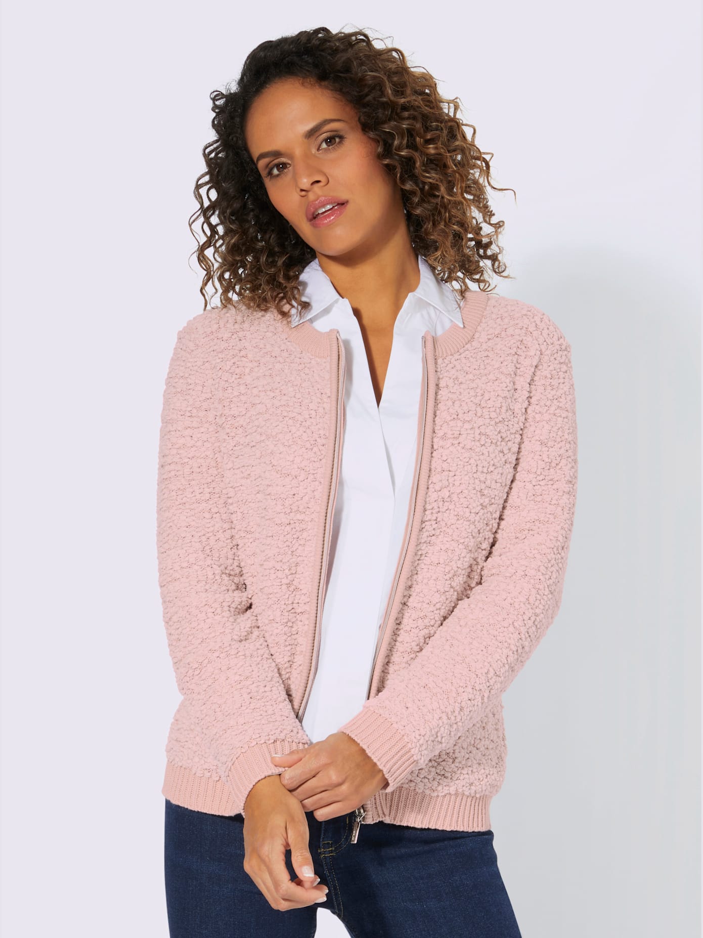 Veste en tricot moelleux et chaud