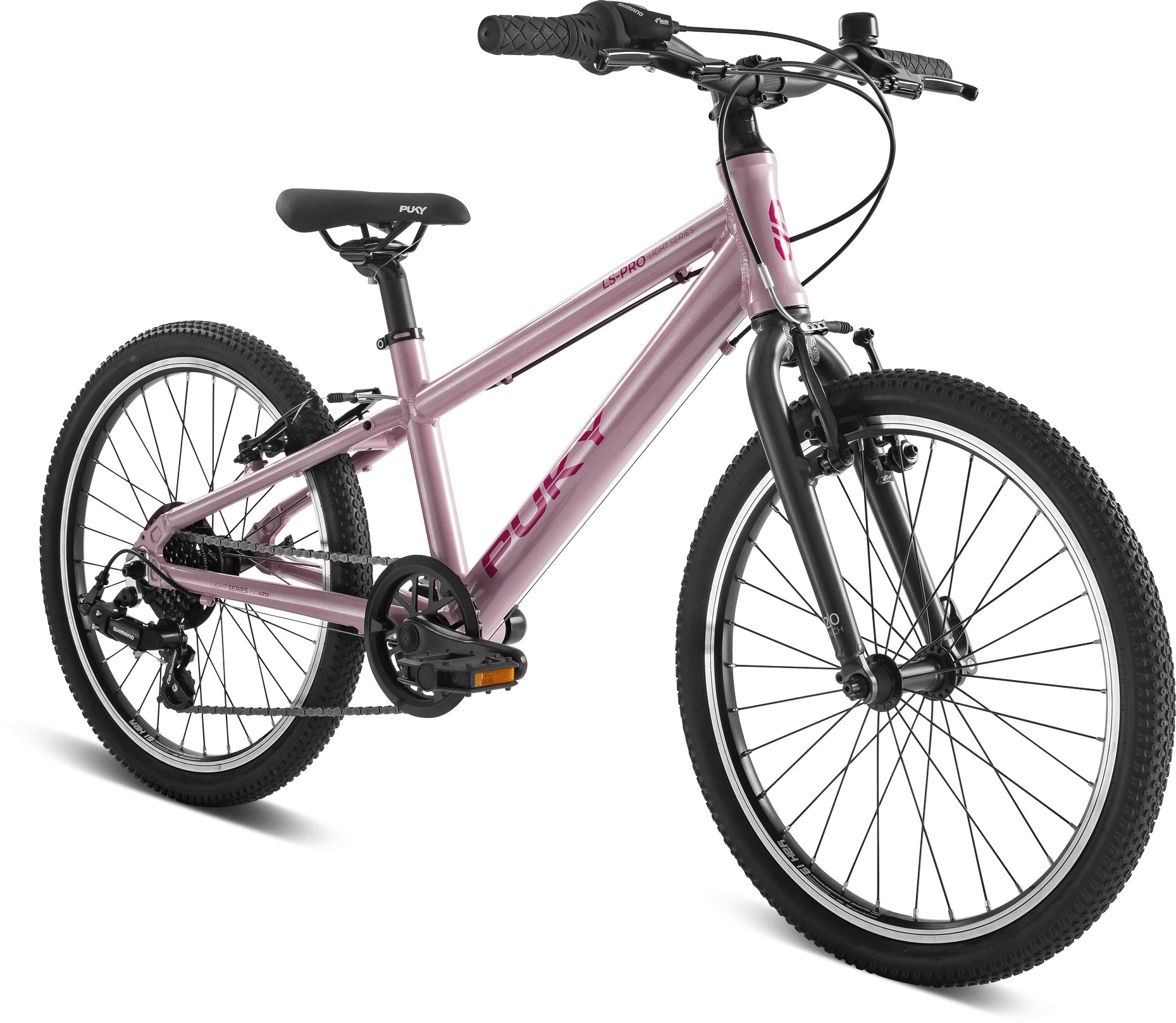 Puky LS-Pro 20-7 alu. børnecykel pink/anthrazit