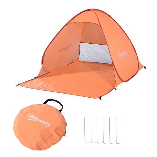 Tenda Outsunny Pop-Up, Laranja