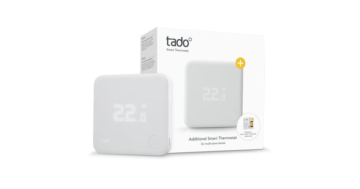 tado°Additionele Slimme Thermostaat  (Wit)