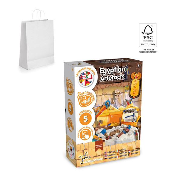 Science4You 35852 - Jeu éducatif livré avec un sac cadeau en papier kraft (90 g/m²), fabriqué à partir de matériaux certifiés FSC™ et d'autres matériaux certifiés