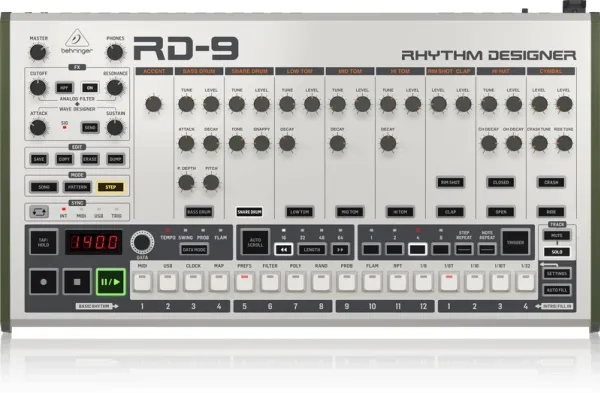 Behringer RD-9, LED