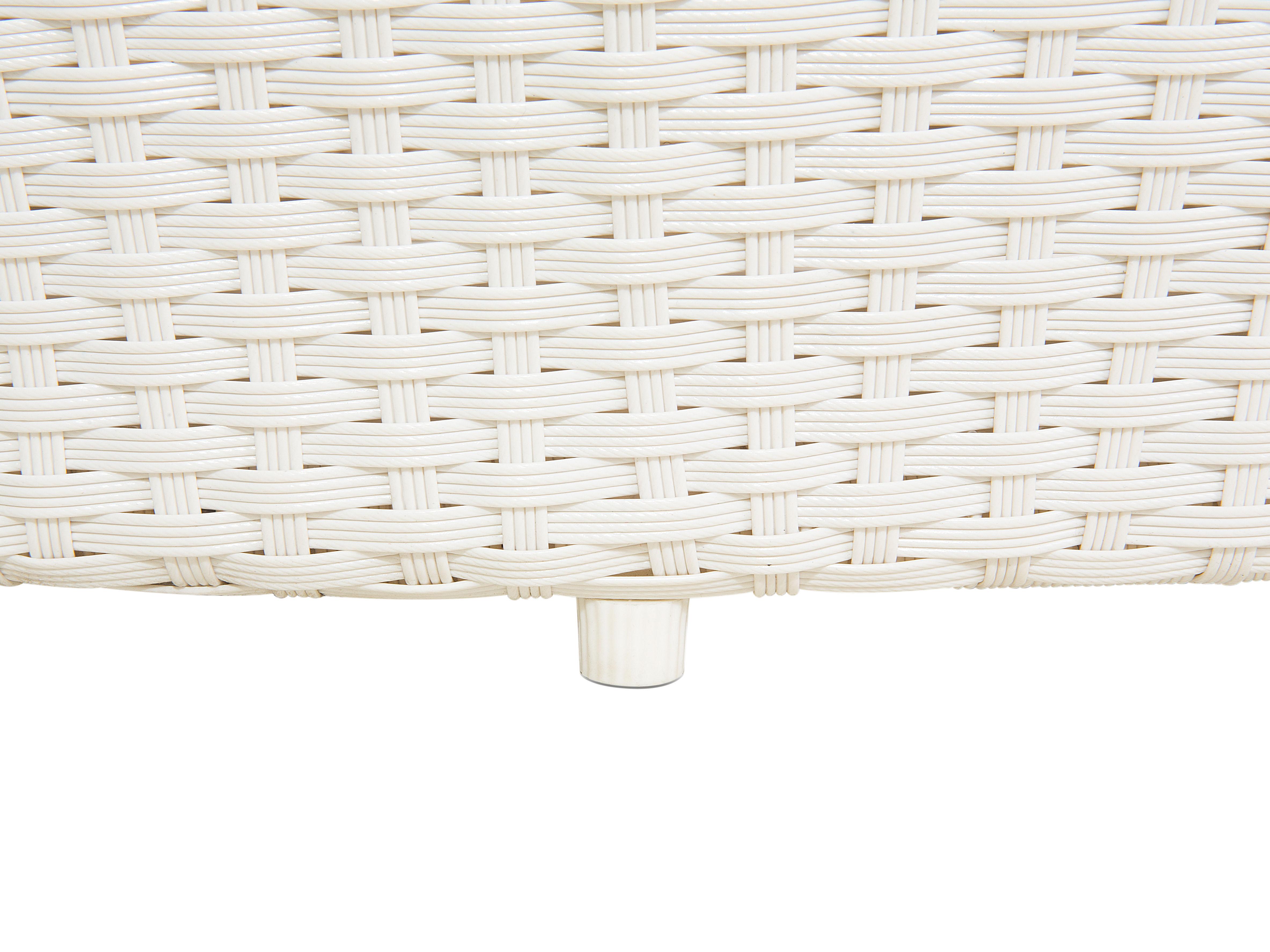 Zonne-eiland SYLT PE rotan Wit