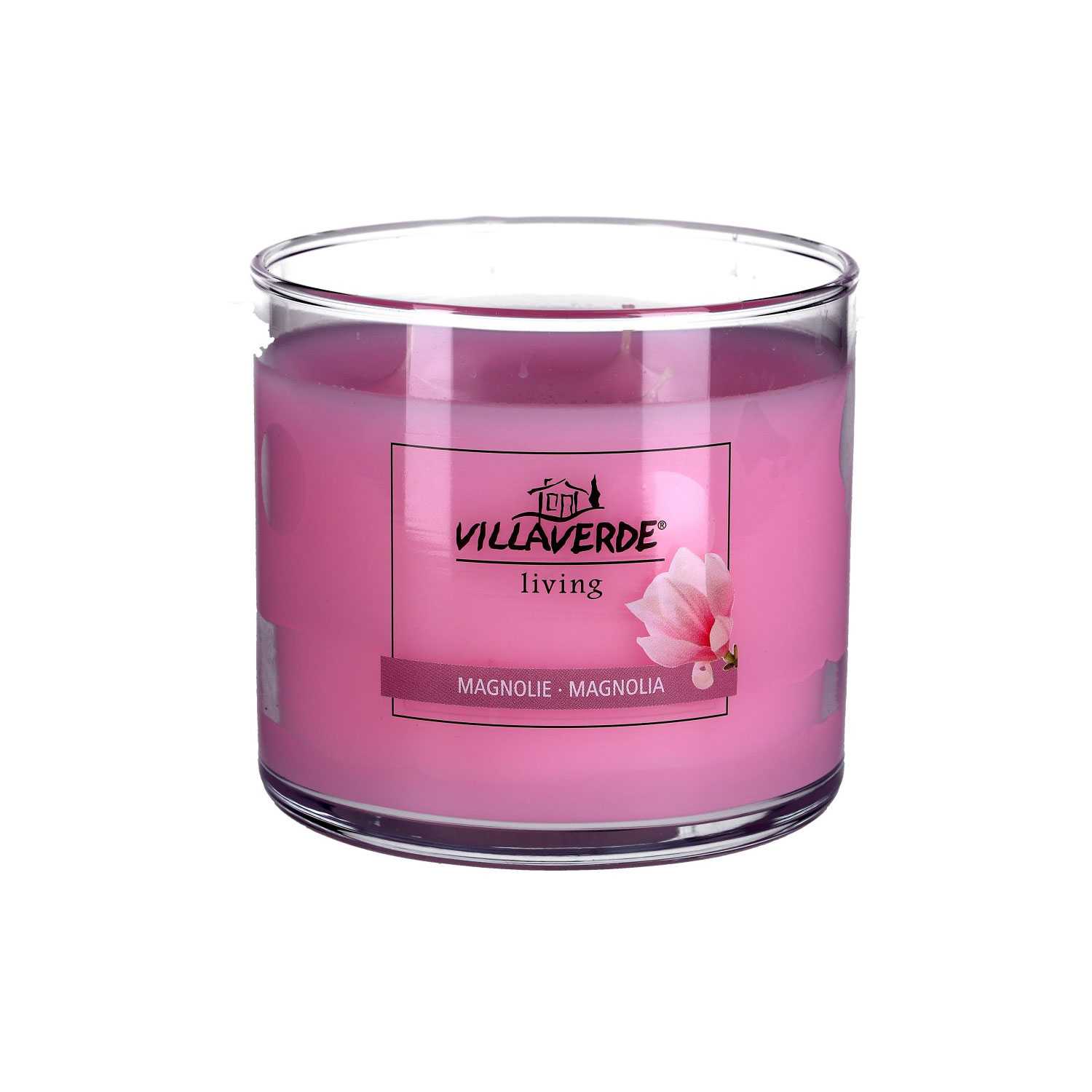 Villaverde Duftkerze im Glas, 3-Docht