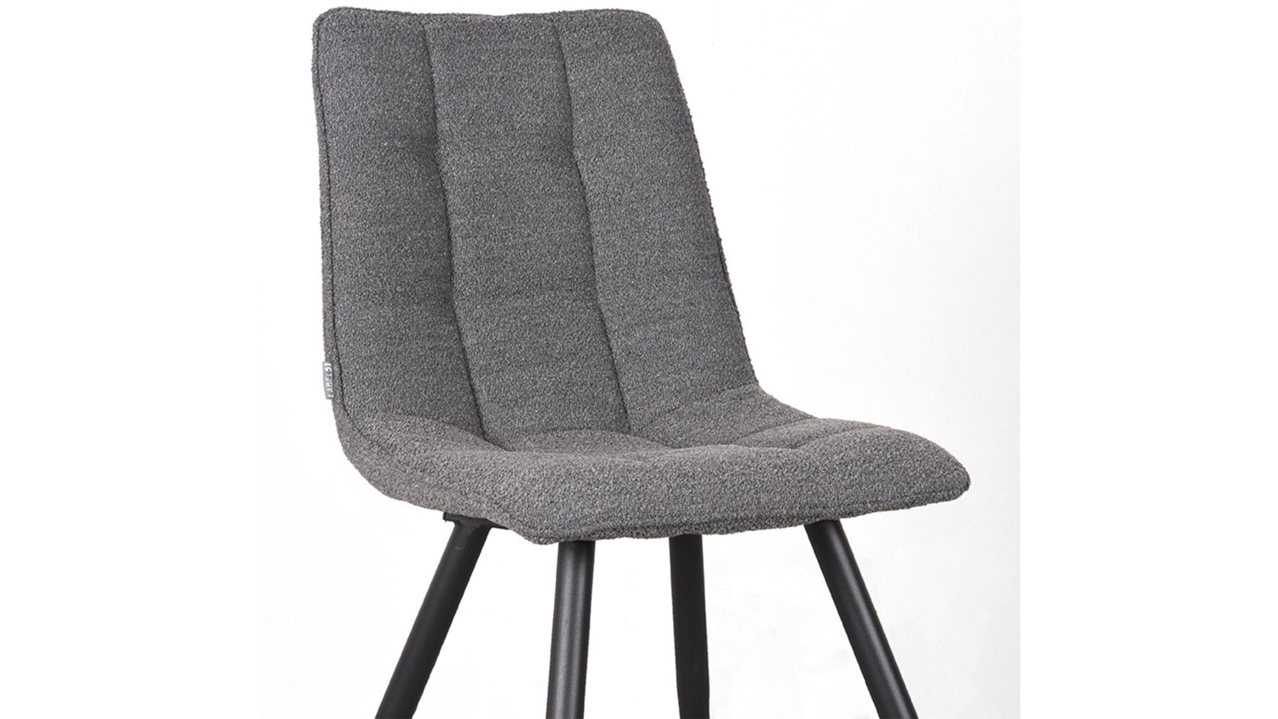 Eetkamerstoel Grijs UK-30.448 Jelt B45 x D56 x H85 cm