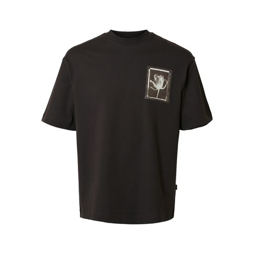 Selected Homme Loosenorman Print T-shirt, Chocolate Torte, L