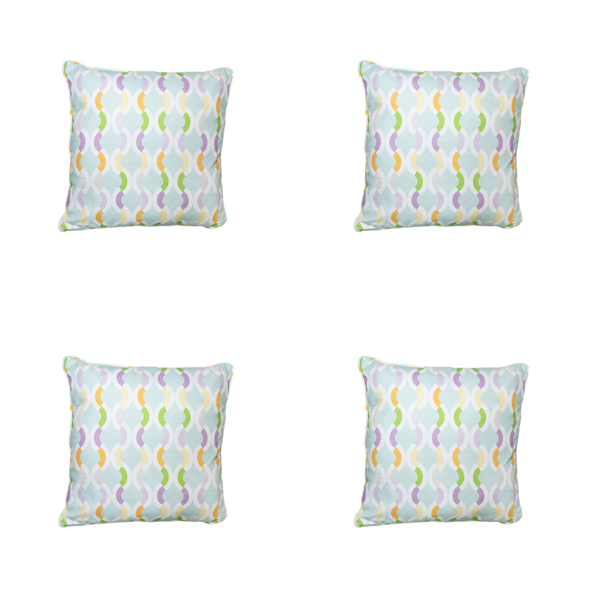 Madison Trivia mint Sierkussen - Set van 4