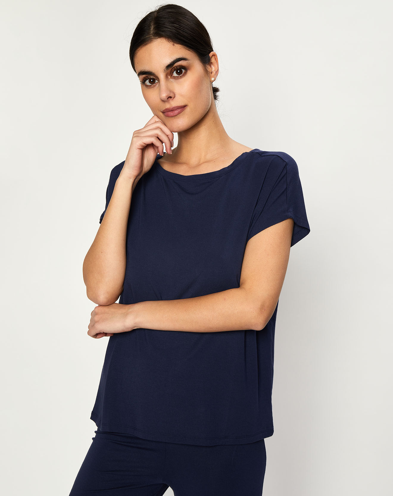 Huit T-Shirt Jeanne bleu marine