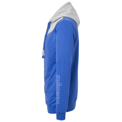 Jaqueta com Capuz Core 2.0 Azul Royal/Cinza Escuro Me Kempa
