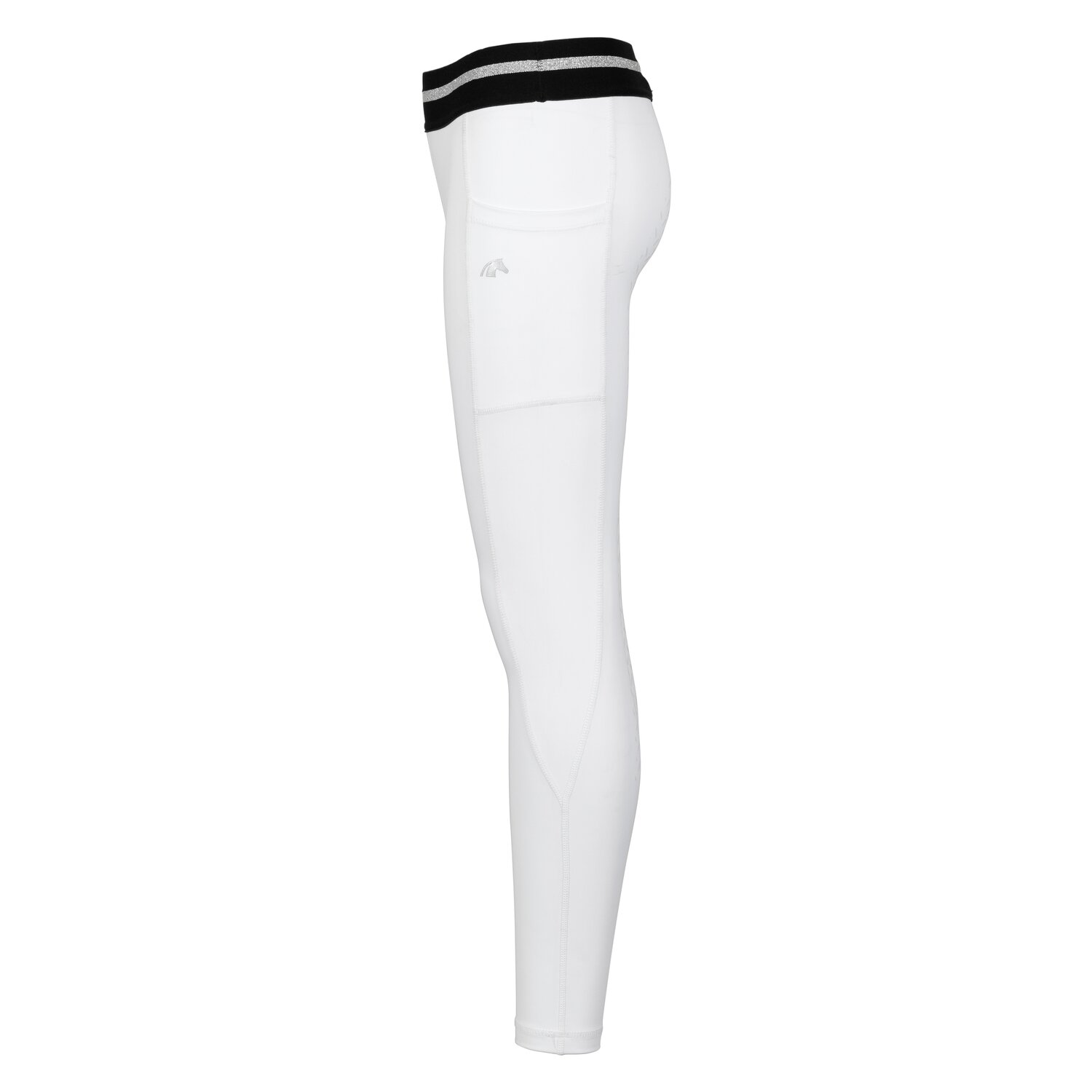 black forest kids Grip-Vollbesatz-Reitleggings  - white