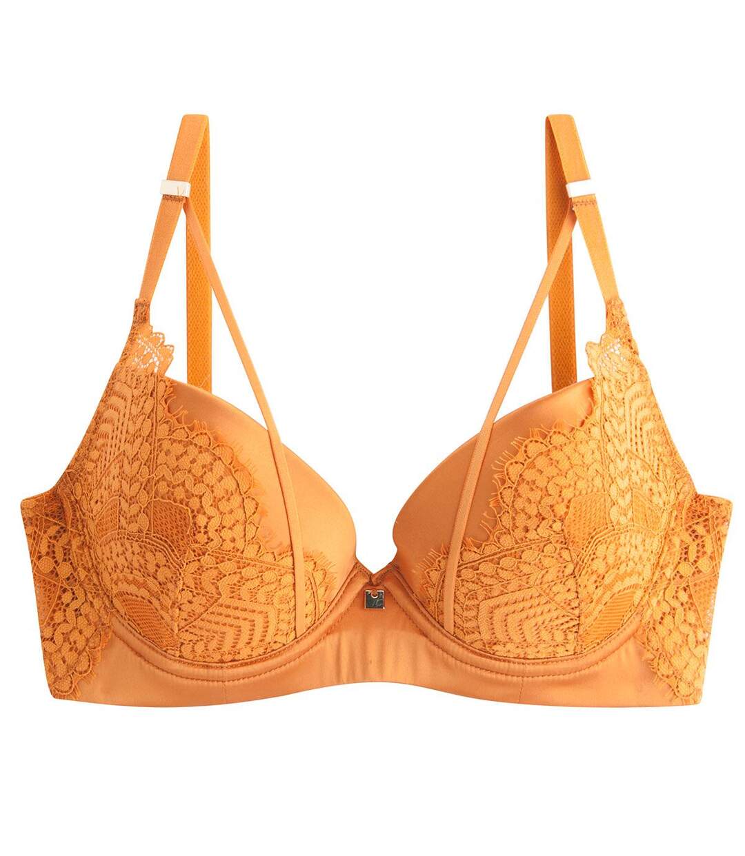 Soutien-gorge ampliforme coque moulée moutarde Effrontée