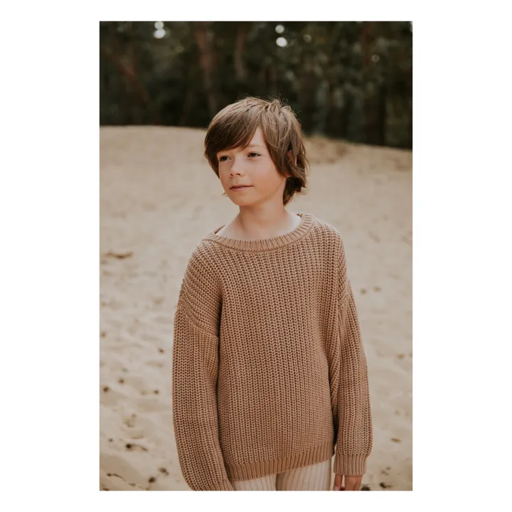 Yuki Pull Chunky Coton Bio | Beige