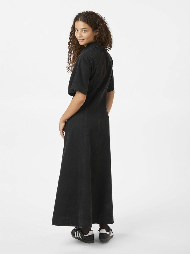 Neo Noir Balli Denim Dress Black