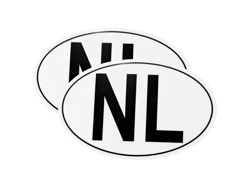 AutoXtreme Landcode NL sticker - Set van 2