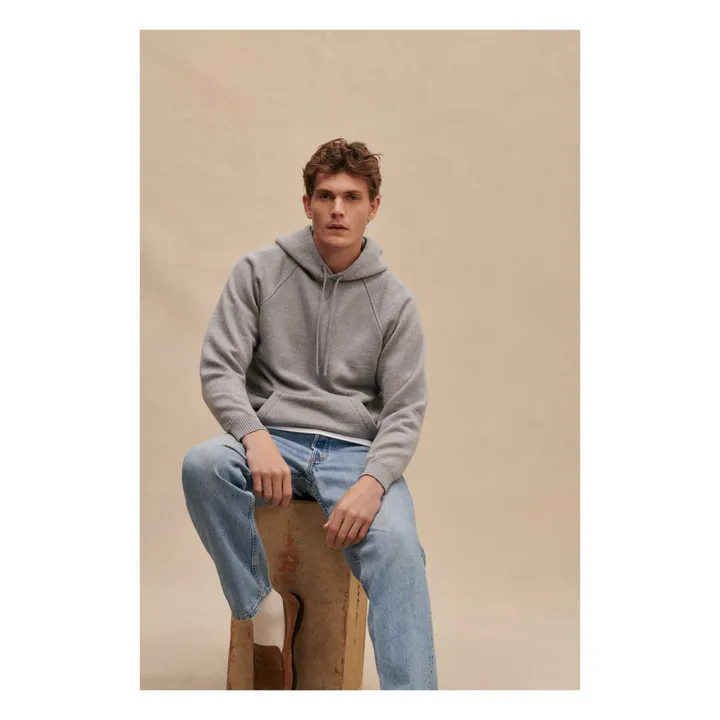 Le Minor Hoodie Mixte Laine Mérinos | Gris