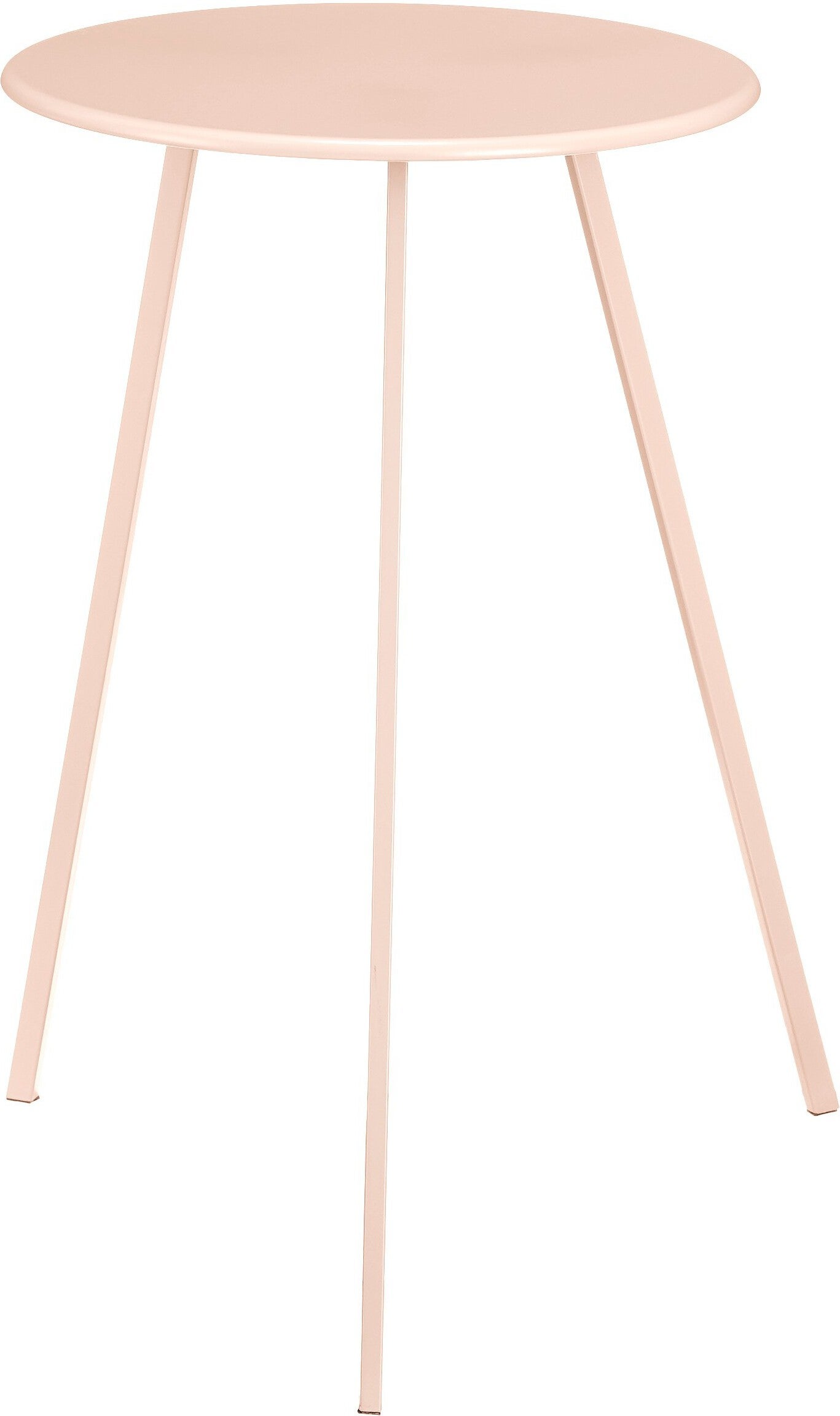Mica Decorations bijzettafel Seatle oranje D 38 H 58 cm
