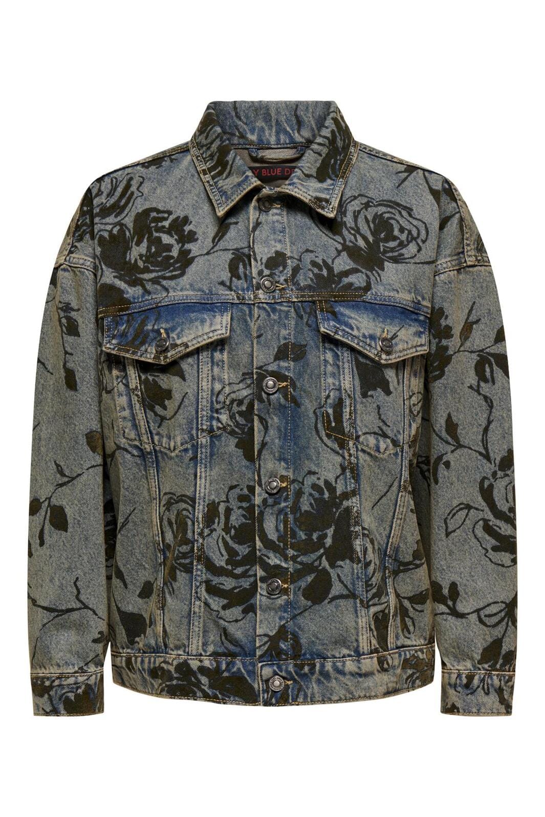 Only Onlmott Ls Floral Jacket Red Dot