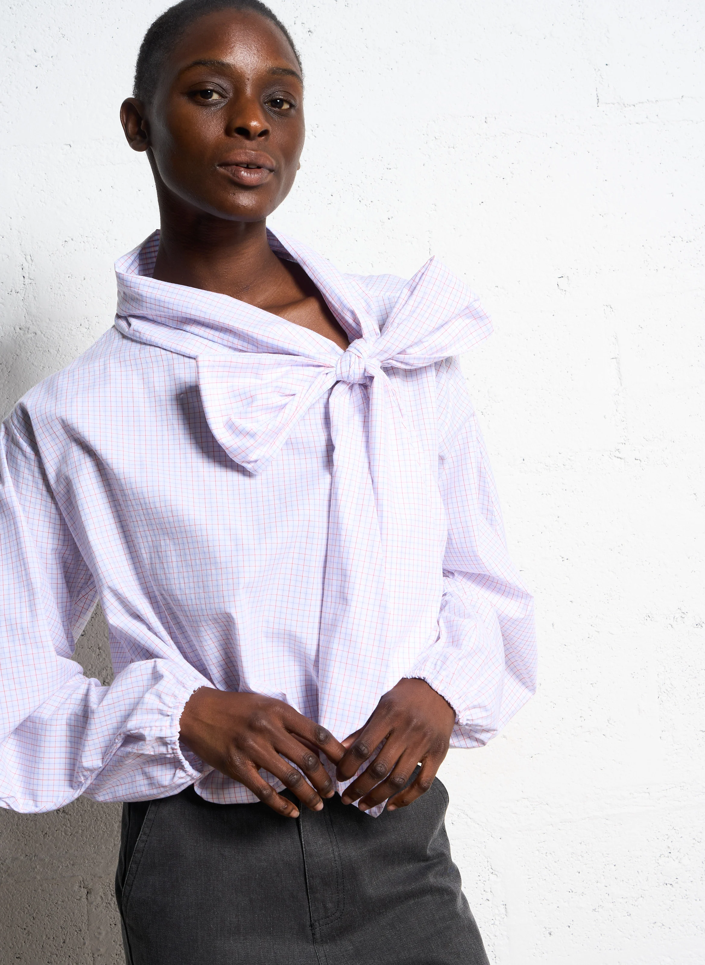 SADIE - Blouse ample en coton | Multicolore