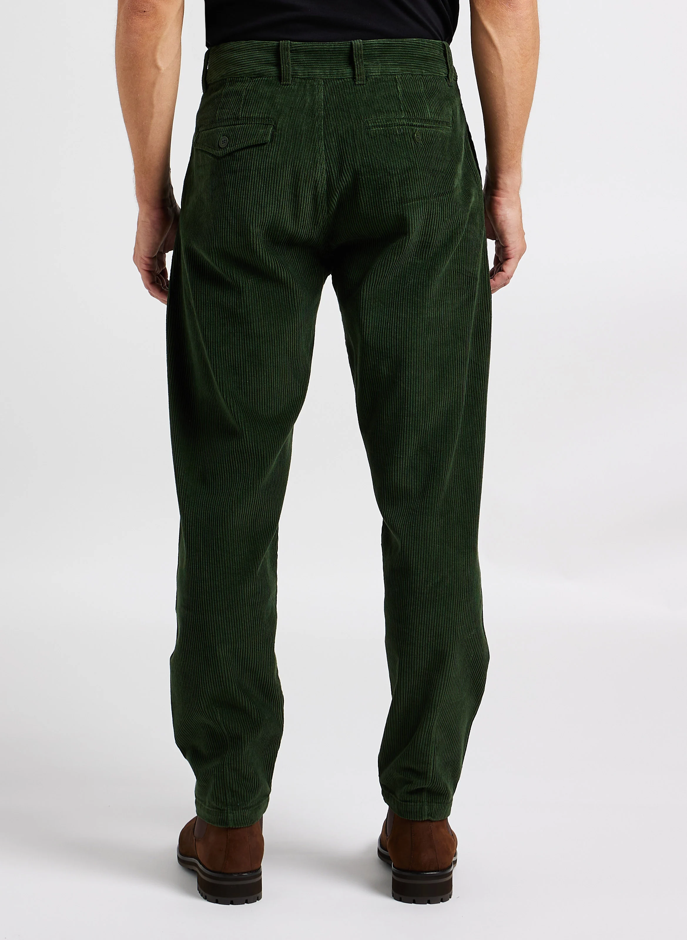 WOTAN - Pantalon droit en coton biologique | Vert