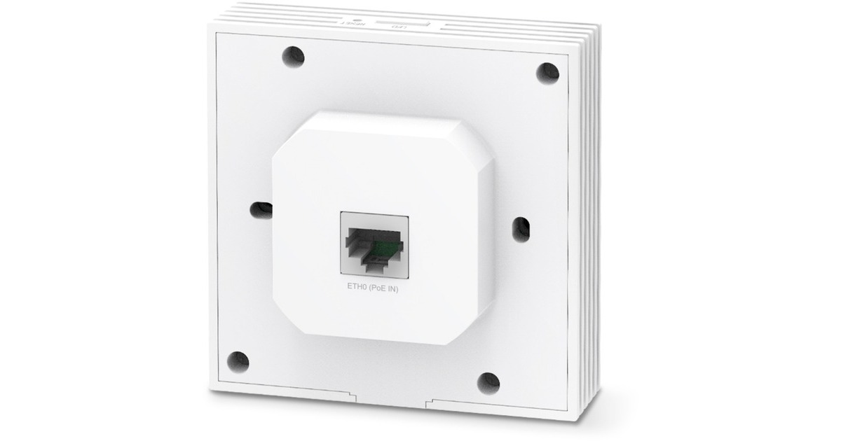 TP-LinkEAP650-Wall AX3000 Wall Plate WiFi 6 access point  (Wit)