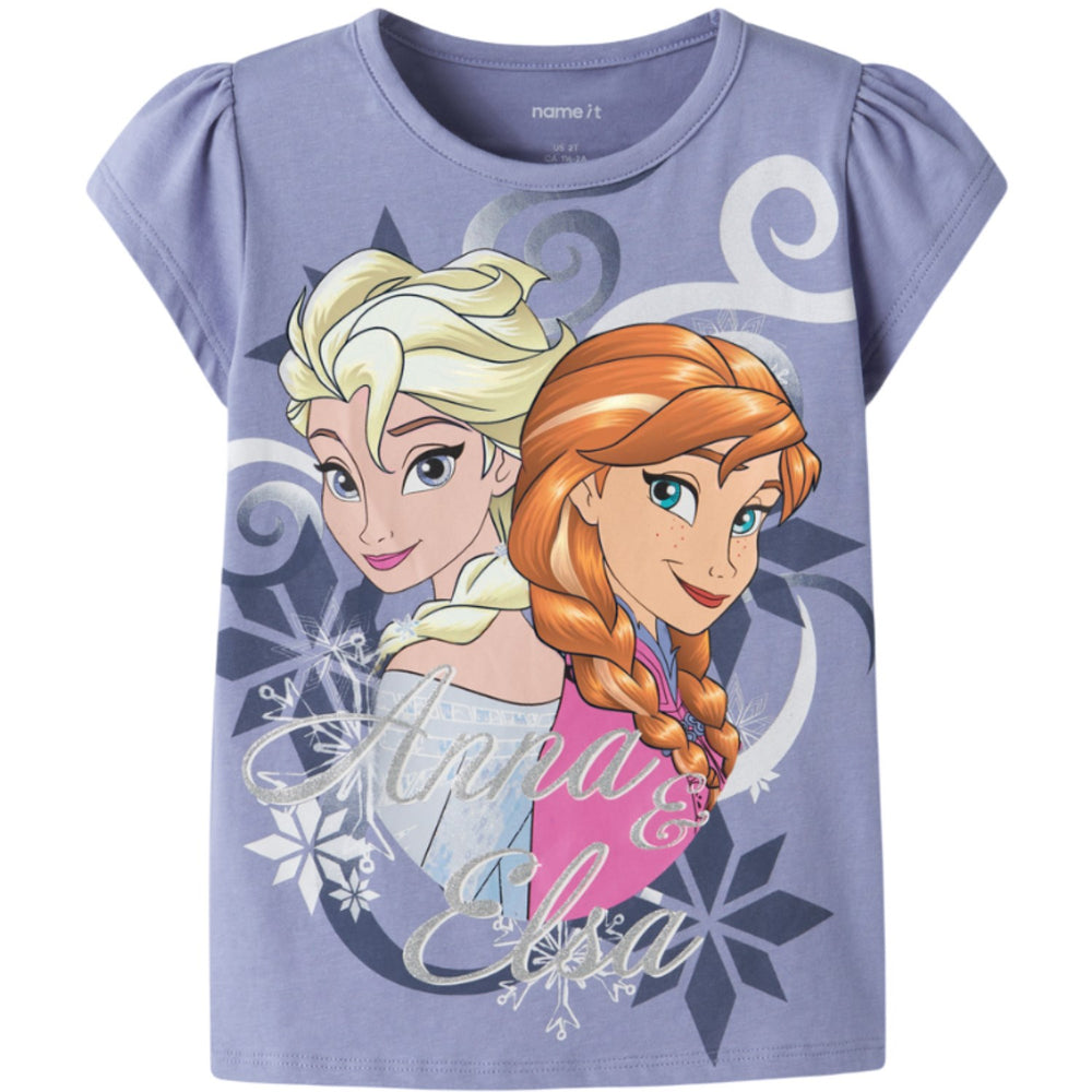 Køb Name It Purple Impression Nmfmomi Frozen Ss Top Box Wdi