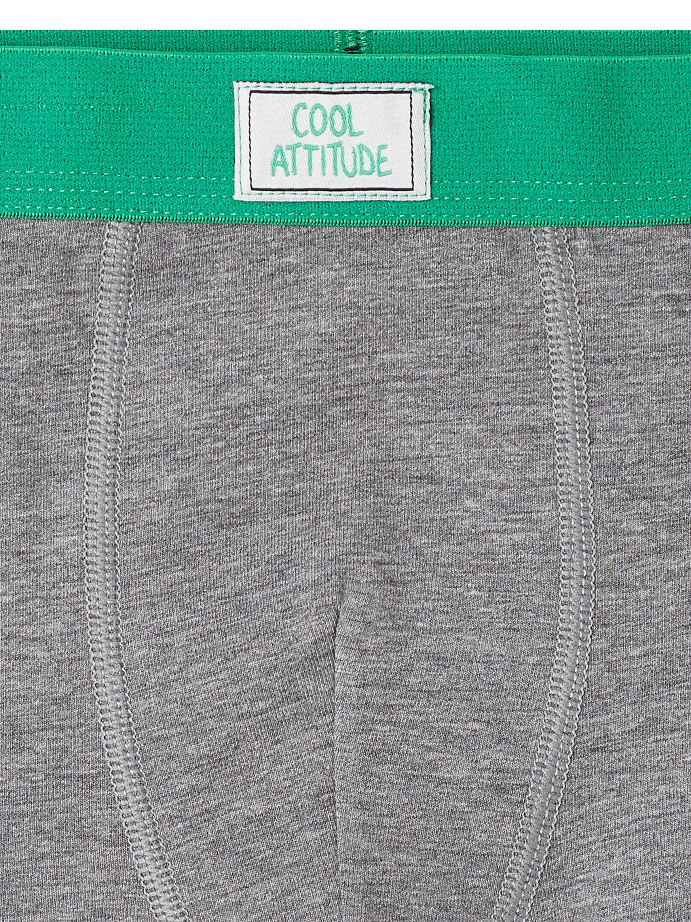 Vertbaudet 5er-Pack Jungen Boxershorts aus Stretch, Skater grün