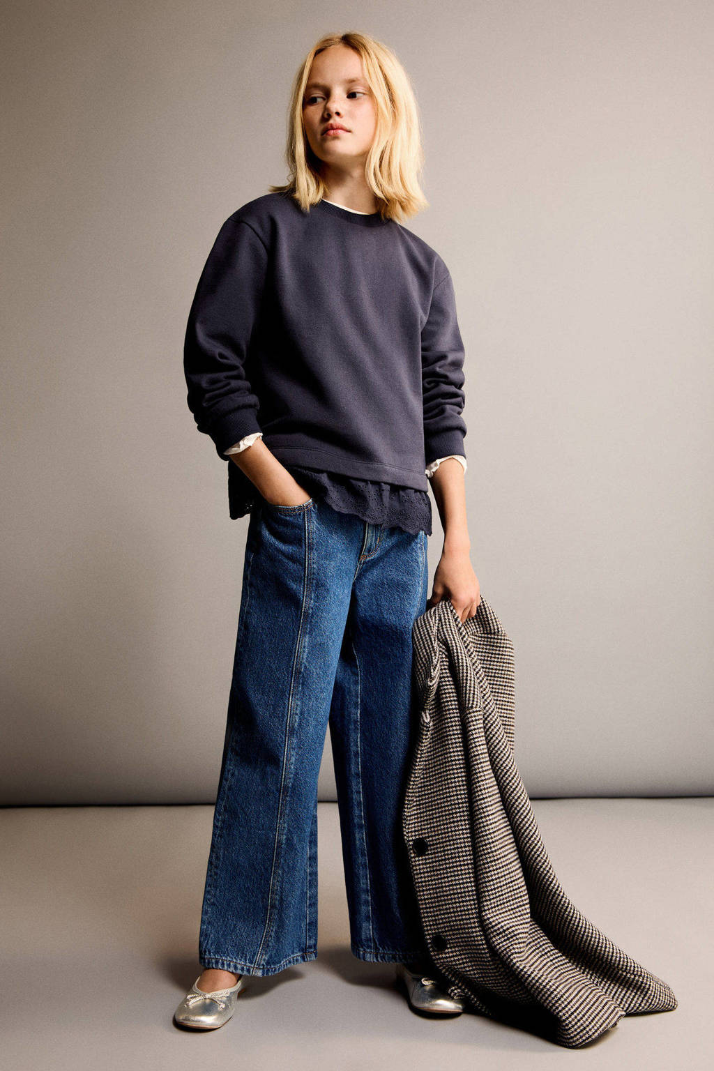 Mango Kids sweater marine