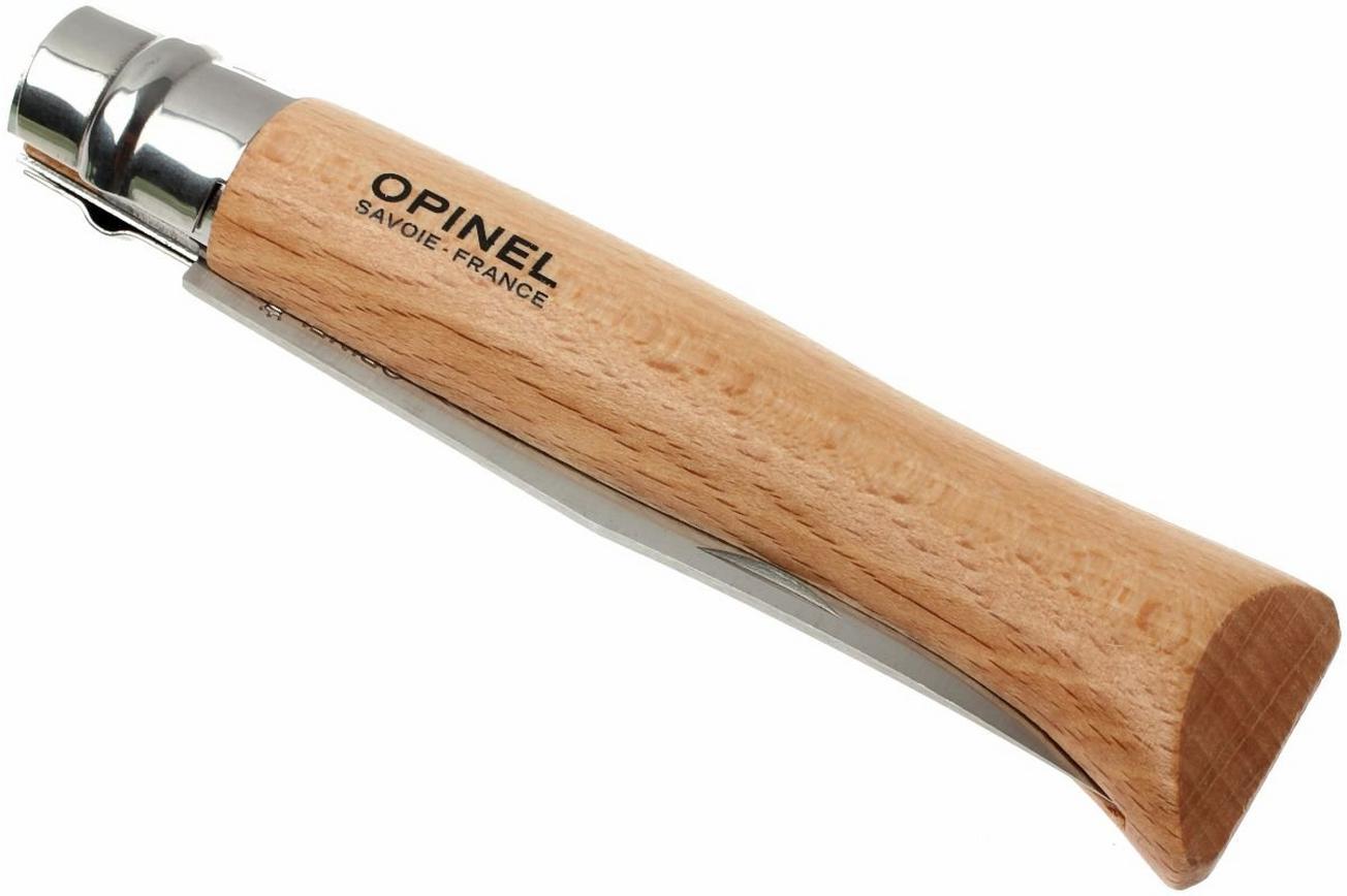 Opinel zakmes No. 12RV, roestvast staal, lemmetlengte 12 cm