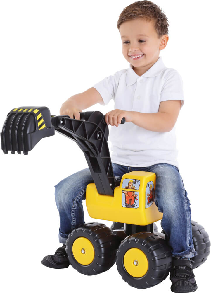 Sitzbagger Mobby Dig 100 kg, Kunststoff, ab 36 Monate - 6 Jahre