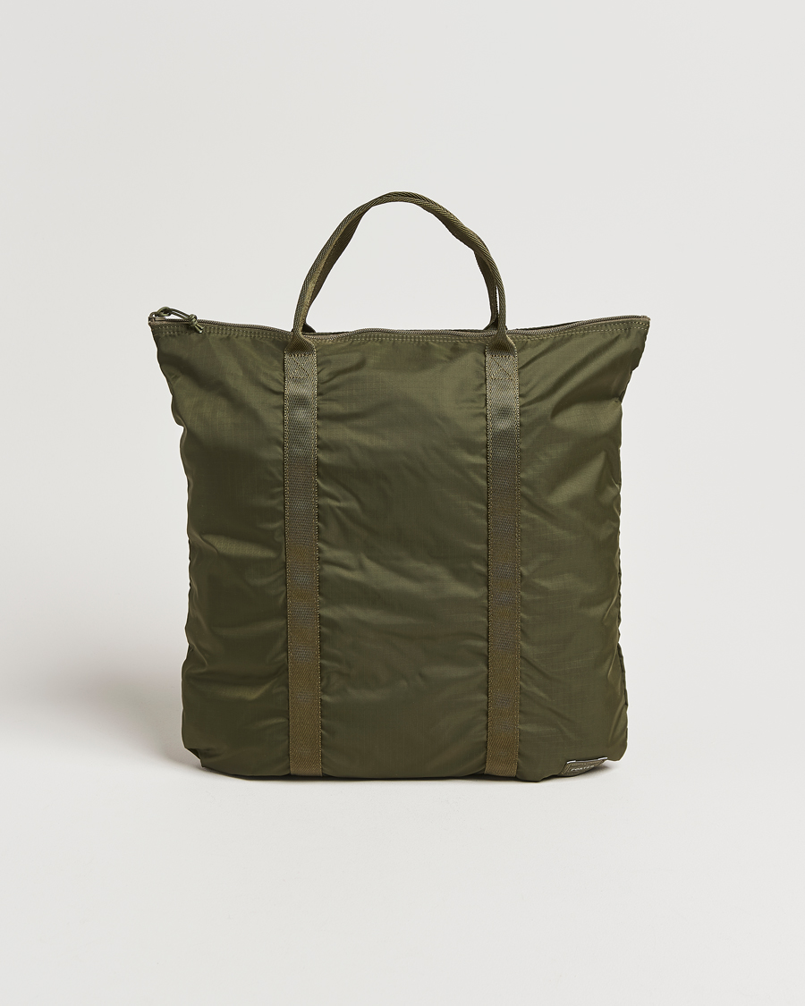 Porter-Yoshida & Co. Flex 2Way Tote Bag Olive Drab
