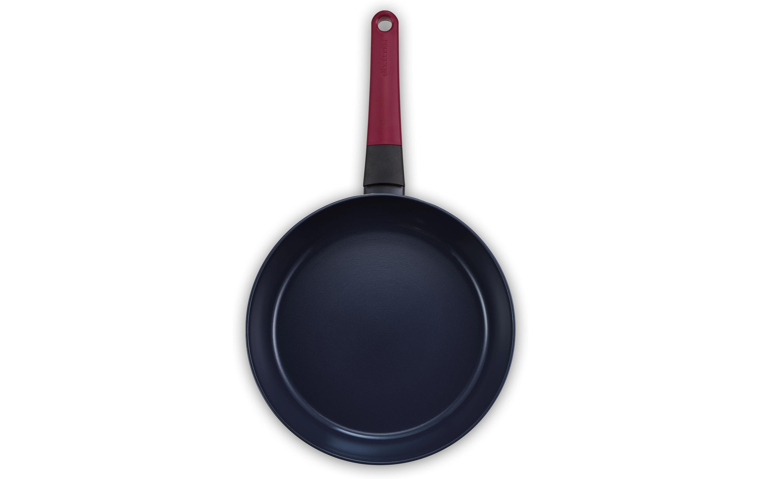 Bratpfanne Tasty+ 28 cm, Schwarz/Aubergine RedPfanne zum Braten mit Antihaftbeschichtung